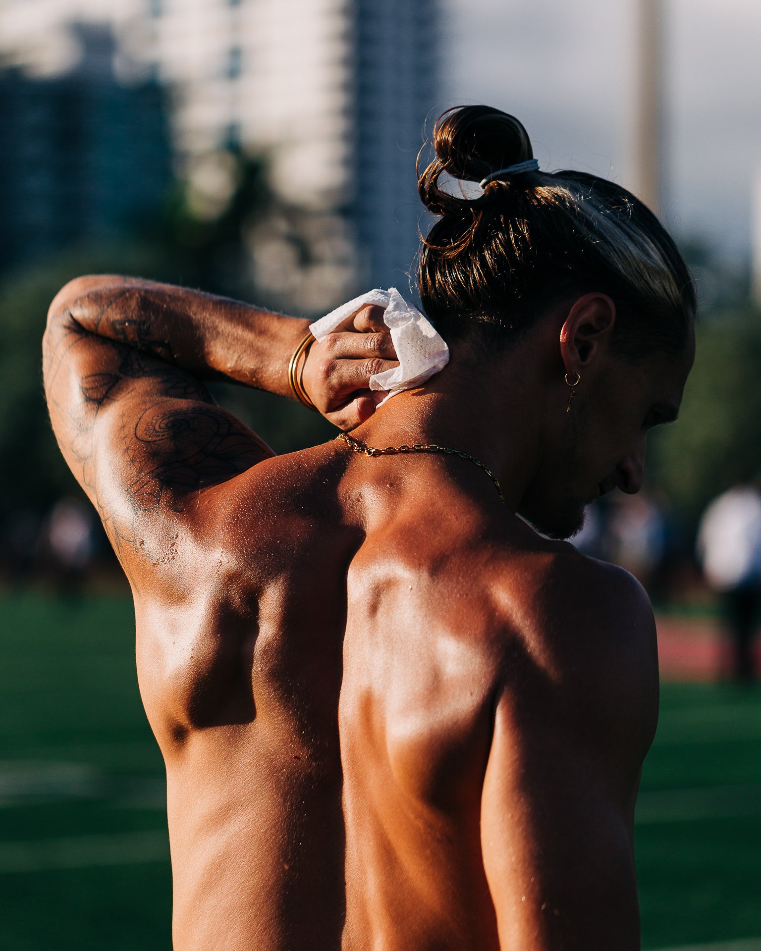 GamePlan™ Post-Sweat Sport Cleansing Wipes. Engineered for athletes. Skincare for active bodies. Refresh, recover, and power your performance with wipes that hydrate and cleanse.